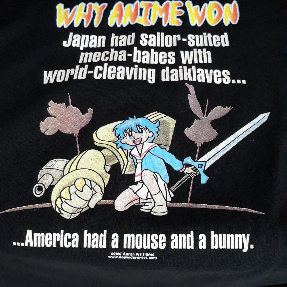 2007 Aaron Williams Anime Graphic Tee